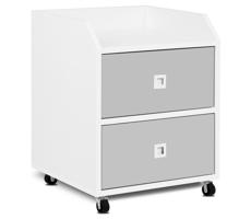 Konsimo Sp. z o.o. Sp. k. Detský úložný kontajner MIRUM 54,2x42,4 cm biela/šedá