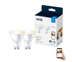 WiZ SADA 2x LED Stmievateľná žiarovka PAR16 GU10/4,7W/230V 2700-6500K CRI 90 Wi-Fi-WiZ