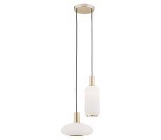 Argon Argon 0896 - Luster na lanku SAGUNTO 2xE27/15W/230V mosadz