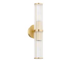 Argon Argon 7203 - Nástenné svietidlo HAMPTON 2xE14/7W/230V zlatá