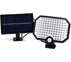 B.V.  - LED Solárne svietidlo so senzorom pohybu LED/2,4W/3,7V IP65
