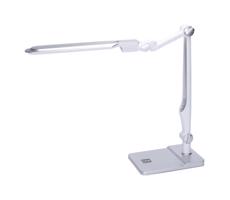 B.V.  - LED Stmievateľná dotyková stolná lampa LED/9W/230V 3000/6500K strieborná