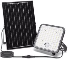 B.V.  - LED Stmievateľný solárny reflektor so senzorom LED/10W/3,4V IP66 + DO