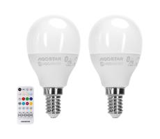 B.V. SADA 2x LED RGBW Stmiev. žiarovka MESH Smart E14/6,5W/230V 2700-6500K -