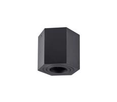 Bodové svietidlo HEXAGON 1xGU10/10W/230V čierna