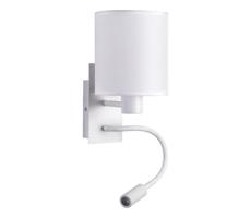 Brilagi Brilagi - LED Flexibilná nástenná lampa 1xE27/25W/230V + LED/3W biela