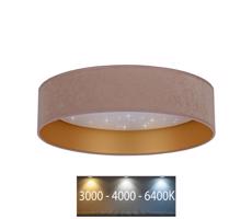 Brilagi Brilagi - LED Stropné svietidlo VELVET STAR LED/24W/230V pr. 40 cm béžová/zlatá