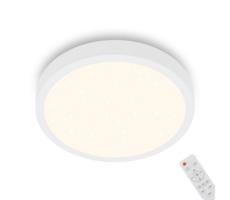Briloner 3701-016 - LED Stmievateľné stropné svietidlo RUNA LED/18W/230V biela + DO