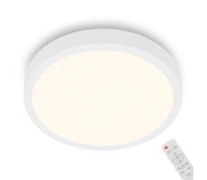 Briloner 3704-016 - LED Stmievateľné stropné svietidlo RUNA LED/22W/230V biela + DO