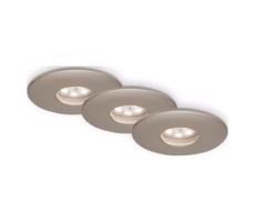 Briloner 7240-032 -SADA 3xLED Kúp. pod. sviet. ATTACH LED/1,8W/230V IP44 mat. chr.