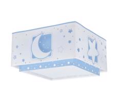 Dalber Dalber 63236T - Detské stropné svietidlo MOONLIGHT 2xE27/60W/230V modrá