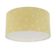Dalber Dalber 82216A - Detské stropné svietidlo STAR LIGHT 2xE27/60W/230V žltá