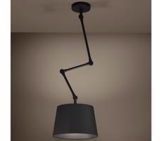 Eglo 390112 - Luster na tyči PISTUNIO 1xE27/40W/230V čierna
