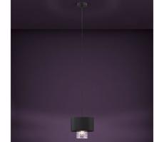 Eglo 39977 - Luster na lanku SAPUARA 1xE27/40W/230V čierna