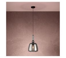 Eglo 39997 - Luster na lanku BOVINO 1xE27/40W/230V dymová