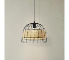 Eglo 55709 - Luster na lanku ANWICK 1xE27/40W/230V ratan