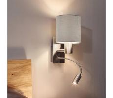 Eglo 96478 - LED Flexibilné svietidlo PASTERI 1xE27/40W+LED/3,8W taupe