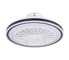 Eglo Eglo 35182-LED Stmievateľný stropný látor FRANA LED/25,5W/230V biela/černá+DO