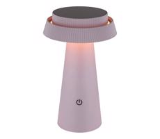 Globo Globo 36624P - LED Stmievateľná solárna dotyková lampa LED/4W/3,7W IP54 ružová