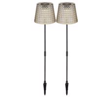 Globo Globo 36635-2S - SADA 2x LED Solárne svietidlo SOLAR LED/0,06W/3V IP44 šedá