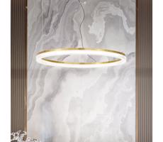 Ideal Lux Ideal Lux - LED Luster na lanku CROWN LED/30W/230V 3000K pr. 60 cm CRI 90 mosadz