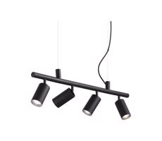Ideal Lux Ideal Lux - LED Luster na lanku DYNAMITE 4xGU10/7W/230V CRI 90 čierna