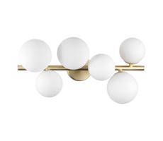 Ideal Lux Ideal Lux - LED Prisadený luster PERLAGE 6xG9/3W/230V 49 cm zlatá/biela