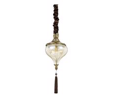 Ideal Lux Ideal Lux - Luster na reťazi HAREM 1xE27/42W/230V pr. 16,5 cm mosadz