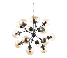 Ideal Lux Ideal Lux - Luster na reťazi KEPLER 18xE27/42W/230V pr. 69 cm čierna