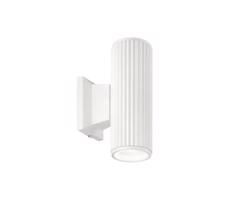 Ideal Lux Ideal Lux - Vonkajšie nástenné svietidlo BASE 2xGU10/28W/230V IP44 biela