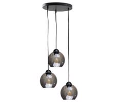 Keter Lighting Luster na lanku UNO 3xE27/60W/230V čierna