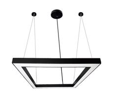 LED Luster na lanku LED/80W/230V 4000K 120x120 cm čierna