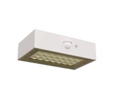 LED Solárny reflektor so senzorom pohybu LED/3,7V 1200mAh 4000K IP65 biela