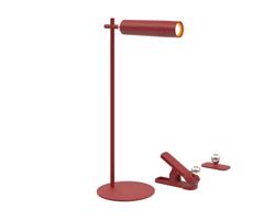 LED Stmievateľná magnetická stolná lampa LED/3W/5V 4000K 1500 mAh červená
