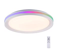 Leuchten Direkt Leuchten Direkt 15544-16-LED RGB Stmievateľné stropné svietidlo RIBBON 15W/230V+DO