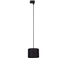 Luster na lanku 3-fáz. lišto. systému TRACER 1xE27/15W/230V pr. 20 cm čierna