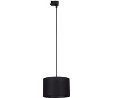 Luster na lanku 3-fáz. lišto. systému TRACER 1xE27/15W/230V pr. 30 cm čierna