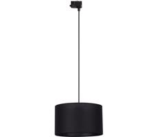 Luster na lanku 3-fáz. lišto. systému TRACER 1xE27/15W/230V pr. 38 cm čierna