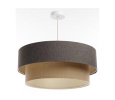 Luster na lanku BOHO TRINITI 1xE27/60W/230V šedá/béžová