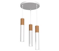 Luster na lanku CASSA 3xGU10/8W/230V biela