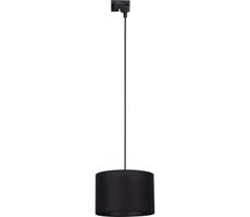 Luster na lanku do lištového systému TRACER 1xE27/15W/230V pr. 30 cm čierna