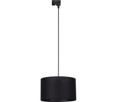 Luster na lanku do lištového systému TRACER 1xE27/15W/230V pr. 38 cm čierna