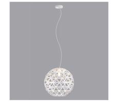 Luster na lanku FROZEN 1xE27/60W/230V pr. 50 cm biela