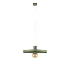 Luster na lanku SILA 1xE27/15W/230V pr. 40 cm zelená