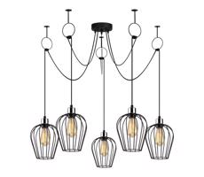 Luster na lanku TEL 5xE27/40W/230V pavúk