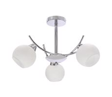 Luster na tyči AMOS 3xE27/40W/230V lesklý chróm