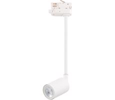 Luster na tyči do 3-fázového lištového systému TOP 1xGU10/8W/230V biela