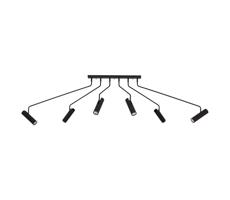 Markslöjd Markslöjd 108508 - Bodové svietidlo RAMUS 6xGU10/25W/230V čierna