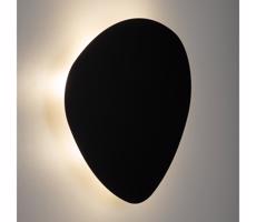 Nástenné svietidlo STONE 2xG9/8W/230V 30x39 cm čierna
