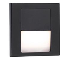 Paulmann Paulmann 80001 - LED/1W Schodiskové svietidlo TSARO 230V čierna
